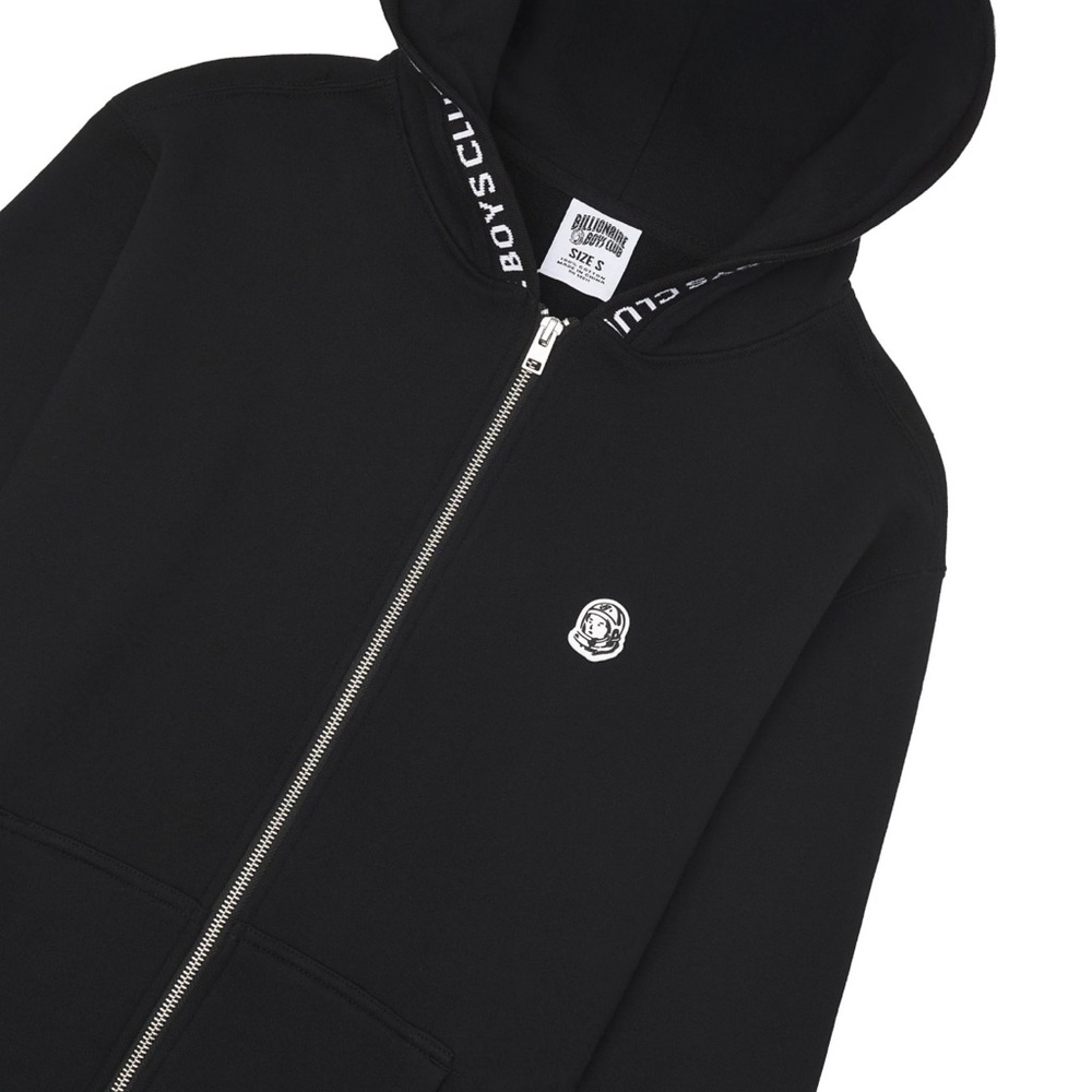 Billionaire Boys Club Black Zip-Up Hoodie with Astro Logo